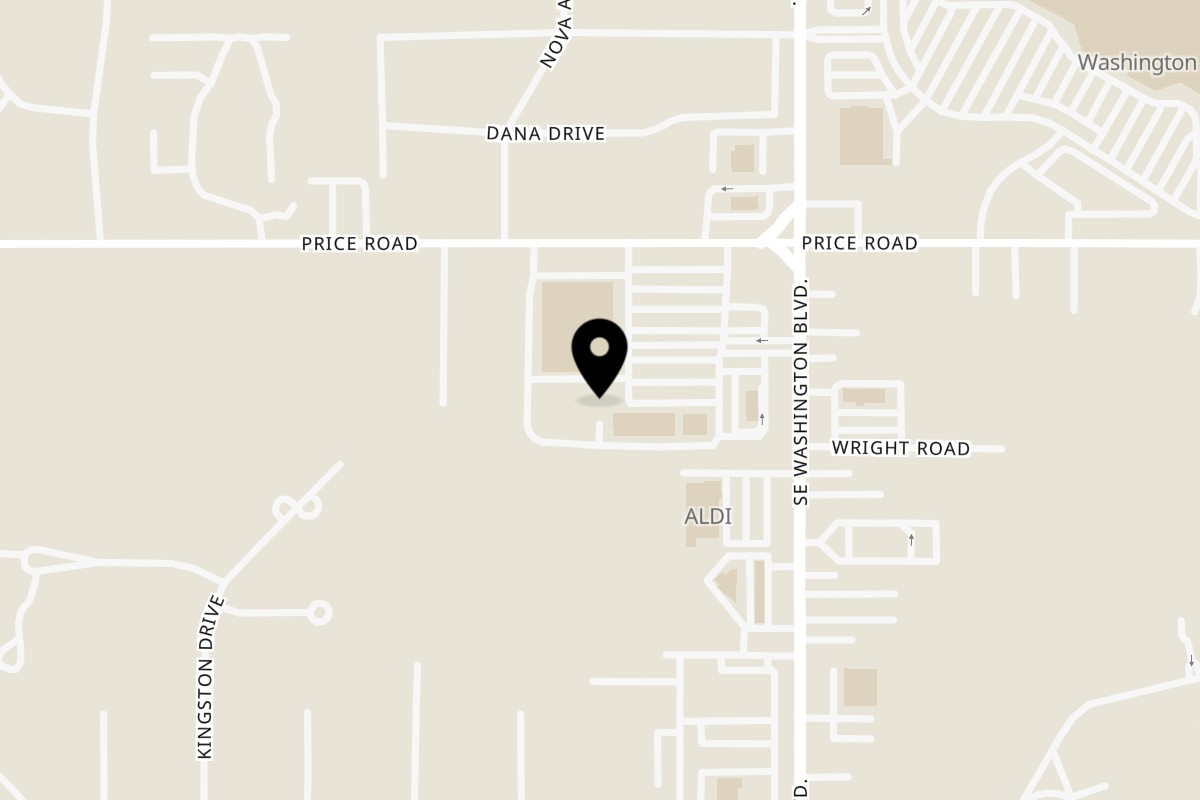 Map showing the location of Jude's Health and Java House on 2503 SE Washington Blvd Ste 5 in Bartlesville